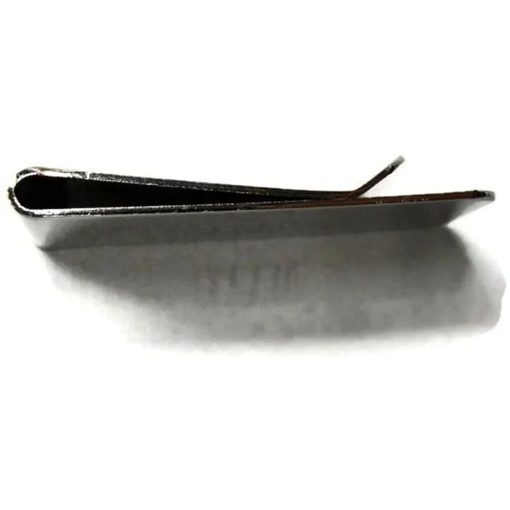 Monogram JBW Money Clip Silver Tone Cash Holder Used